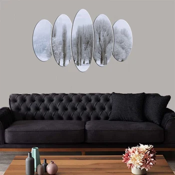 

Snow Scenic Trees 5 Piece Mdf Table