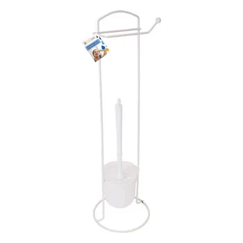 

Toilet Paper Holder with Brush Stand Confortime White (16,5 x 16,5 x 59 cm)