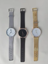 Reloj minimalista de cuarzo para hombre, cronógrafo con correa de malla de acero inoxidable ultradelgado, sencillo, de negocios, a la moda, 2021
