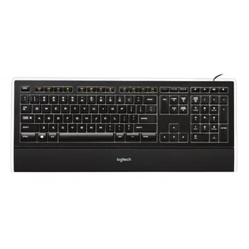 

Logitech Illuminated Keyboard K740 USB Keyboard AZERTY French Black