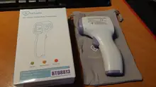Termómetro Digital de infrarrojos para la frente, medidor de temperatura corporal sin contacto, para adultos y bebés, 8813