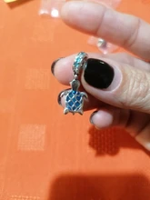 Plata de Ley 925 auténtica Ariel, abalorio compatible con pulsera Pandora Original y brazalete, fabricación de moda, joyería DIY para mujeres CMC006, 100%