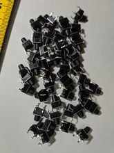 50 Uds 6X6X5/4,3/5,5/6/7/8/9/10/13MM tacto interruptor de botón de empuje interruptor 12V cobre 4PIN DIP Micro interruptor para TV/juguetes/home/botón de uso