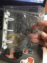 MINKYS Kawaii brillante Mini Bling bolsillo 3 Ring Binder diario cuaderno diario del programa DIY libro de fotos coreano papelería de la escuela