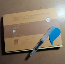 Bloc con hojas para pintura, papel artístico de 300g/m2, 100% de algodón para pintura con acuarela y bocetos