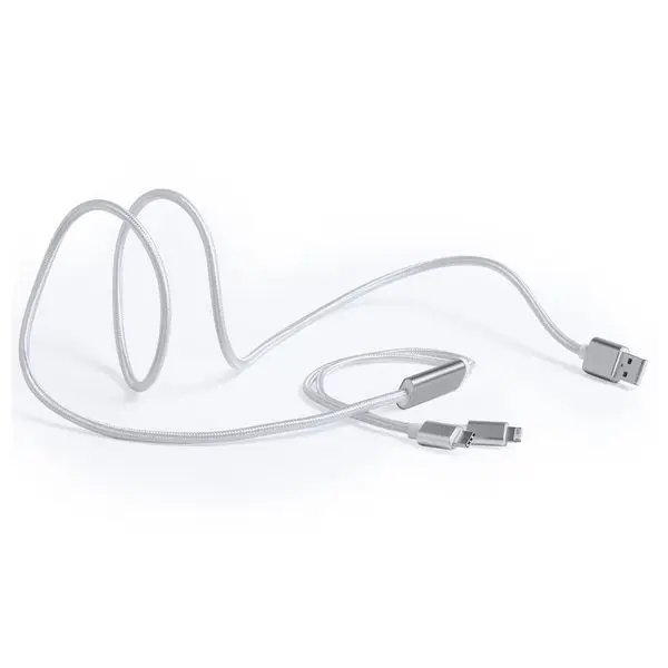 USB кабель для Micro USB и Lightning(120 см) 145786