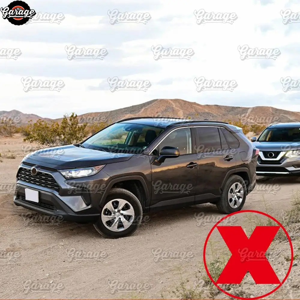 Накладки на передние противотуманные фары для Toyota RAV4-ABS пластик литье 1 комплект/2 шт. украшение автомобиля stylin