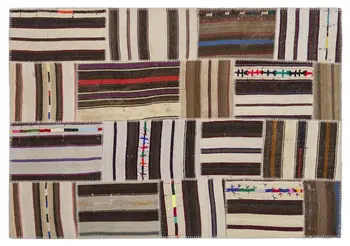 

Handmade Multicolor Vintage Patchwork Rug Area Rug 160x230 Cm-5'3''X7'7''