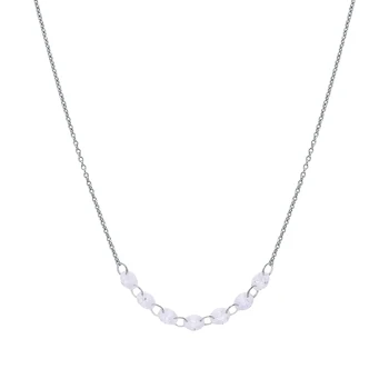 

Silver necklace with cubic zirconia sunlight sample 925