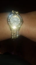 Reloj de moda con diamantes de oro para mujer, pulsera informal de marca de lujo, relojes femeninos