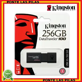 

Kingston 256GB USB Pendrive 3.0 DataTraveler 100 G3 - Original memory USB Flash Drive