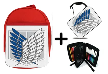 

PACK BACKPACK NETWORK AND LOGO hard CASE SINGEKI NOT KYOUJIN school