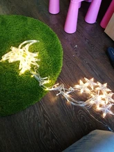 Lights Curtain-String Moon-Lamp Window-Decor Christmas Garland Fairy Icicle-Star LED