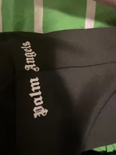 Palm Angels-pantalones cortos de algodón para hombre y mujer, pantalones casuales para la playa, con logotipo de la letra, Estilo de pareja, Unisex