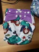 [Simfamily]-Conjunto de pañales para bebé, pañal de tela lavable reutilizable, cubierta ajustable ecológica, 3-15kg