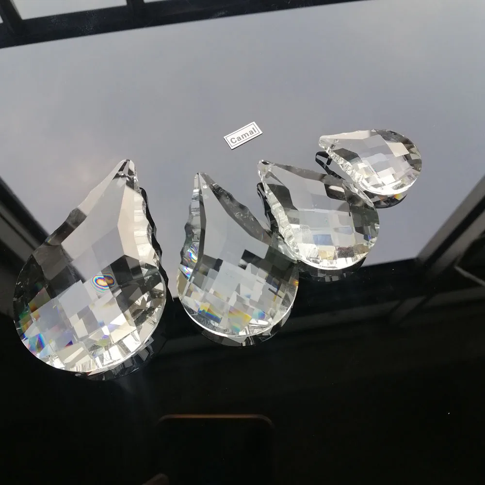 1PCS 38/50/60/76mm K9 Crystal Glass Grid Gourd Prisms Pendant crystal beads crystal sun catcher chandelier crystal drops SunCatcher Lamp Lighting Chandelier Parts Hanging Ornament