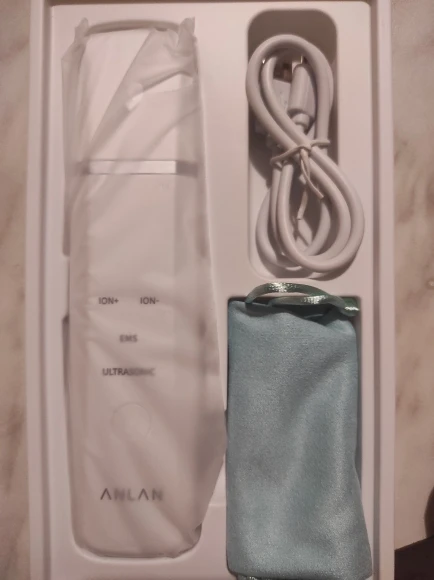 Отзыв о товаре ANLAN Ультразвуковой скрабер скруббер, ионная лопатка для чистки лица, пилинг, лифтинг для лица, удаление угрей, терапия красным светом для удаления черных точек blackhead remover узи чистка ультразвуковая чистка лица от пользователя N***a