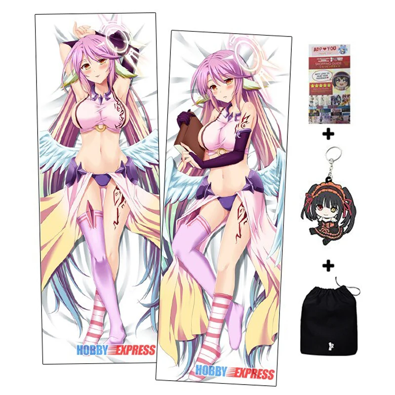 Подушка для тела Hobby Express Dakimakura Japanese Otaku Waifu чехол подушки без игры жизни Jibril ADP18020