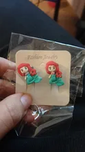 Elsa princesa juguetes de los niños para niña de dibujos animados lindo niños Clip de oreja congelada 2 Disney foto moda pendientes Prop fiesta de navidad regalo