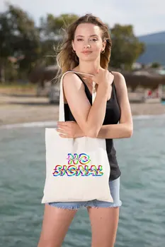 

Angemiel Bag No Signal Signal No Shopping Beach Tote Bag