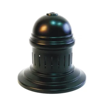 

Metal hood black 125mm high x 125mm diameter