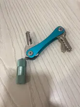 Llavero inteligente para llave de bolsillo, billetera de aluminio compacta y portátil, clip multifuncional