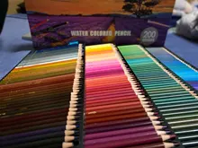 200/180/150/120/72/48/24 profesional de Color de aceite lápices de Madera Suave acuarela lápiz para la escuela dibujar materiales para dibujo y Bellas Artes