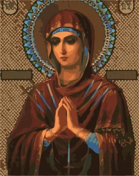 

Painting by Numbers Premium: Theotokos Семистрельная