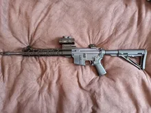 Mira telescópica para Rifle de caza táctica, visor óptico de 11mm y 20mm, punto rojo 1X40RD