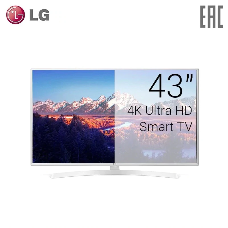 Телевизор LED 43" LG 43UK6390PLG 4K UHD SmartTV