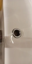 Bathroom Basin Sink Overflow Ring Six-foot Round Insert Chrome Hole Cover Cap