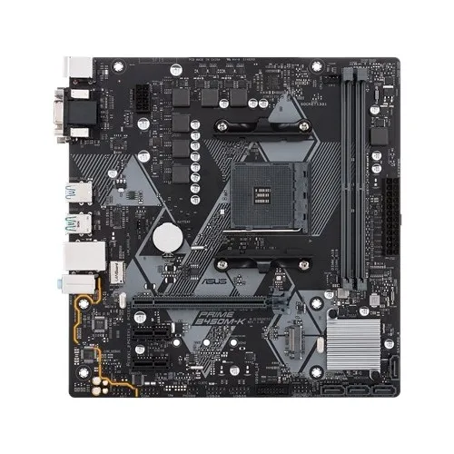 Материнская плата mATX для Asus Prime B450M-K AMD B450 AM4 DDR4 4400 Mhz. надежное качество. |