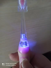 Seago-cepillo de dientes eléctrico para niños, boquillas de repuesto con recordatorio inteligente, luz LED, suministro de batería, Sónico, 3 años +