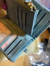 SMOOZA-Cartera de Piel de Mujer, Cartera de Piel de Mujer, billetera mate corta, billetera de Mujer con tres tarjetas plegables, 2020