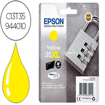 

Ink-jet epson 35xl t3594 pro wf-4720dwf/4725dwf/4730dtwf/4740dtwf yellow high capacity 1900 pages 152614-C13T35944010