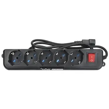 

Power Strip Bipasso 5 seats for Ups Iec14 + On OffVULTECH6.35