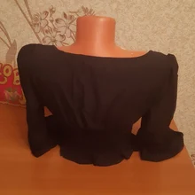 Short Blouses Womens Tops Long-Sleeve Vintage Square-Collar Casual Simple New Bow Solid