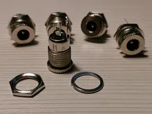 Power-Jack-Socket Connector Panel-Mount Metal Female DC-099 Ninthqua 5/10pcs