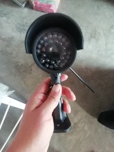 Cámara ficticia impermeable, lente de vigilancia CCTV falsa para exteriores e interiores, impermeable con luz LED color rojo parpadeante, envío gratis