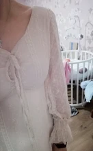 Dress Women Long-Sleeve Vintage Fairy Party-Midi French Elegant Designer Autumn Chiffon