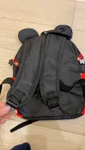 Mochila Disney de dibujos animados de Minnie estampado de Mickey, morral escolar para guardería/escuela primaria, Infantil
