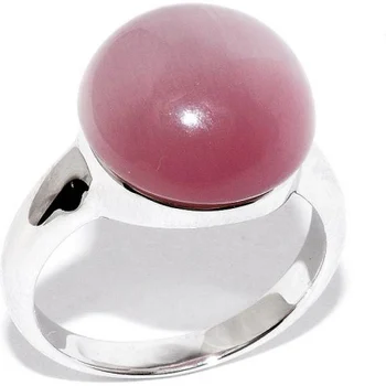 

Silver Wings ring with cat eye in silver