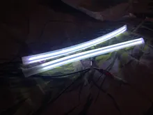 DRL COB Car-Driving-Lamp Running-Light Daytime Turn-Signal Universal Led Flexible Waterproof