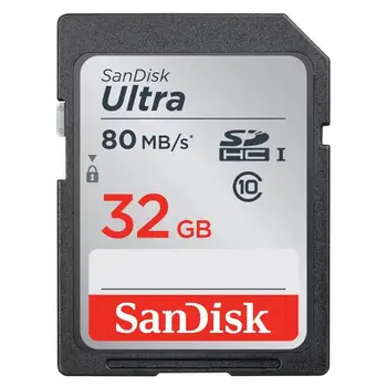 

Sandisk Ultra flash memory 32 GB SDHC Class 10 UHS-I