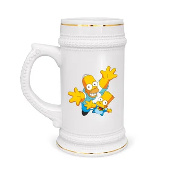 

Mug beer Homer and Bart