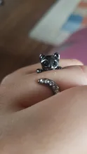 Anillos de gato Kinitial Vintage para mujer y hombre, Anillos de animales Punk, Anillos de gato, bisutería, 1 ud.