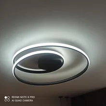 Modern Chandeliers Lamp Deco Surface-Mounted-Lights Bedroom Living-Room Black-Color 