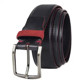 

Zerimar natural leather belt with buckle 3,5 cm wide