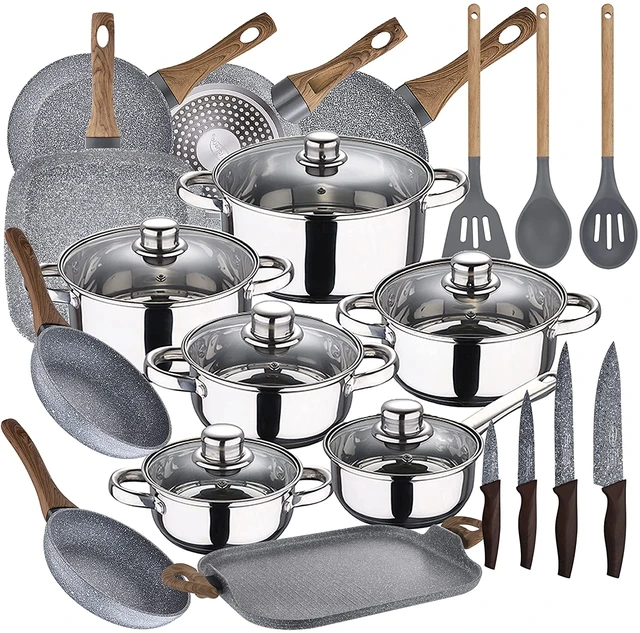 Batería de cocina acero inoxidable 6 pcs - Cassel