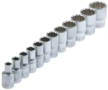 

GLASSES IN INCH FOR RATTLE SMALL WITH 12 SIDED 5/32 "-9/16 (WHITWORTH) 1/4"